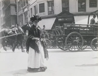 Una fioraia di Cheapside, 1893
